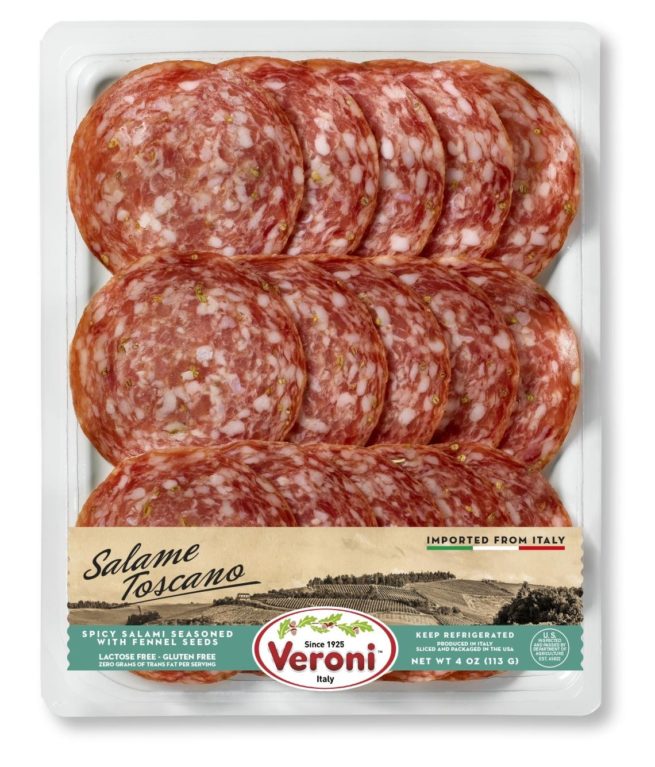 Veroni Salame Toscano Pre-Sliced 4oz