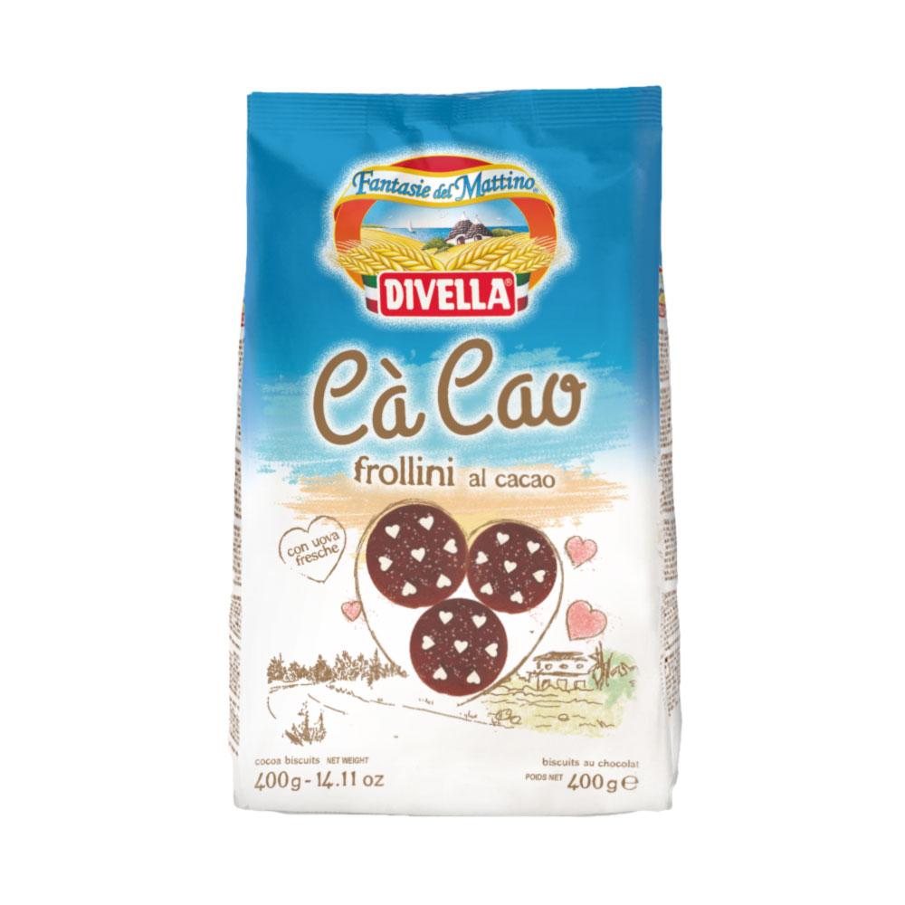 Divella Ca Cao Frollini al Cacao Cocoa Biscuits 400g