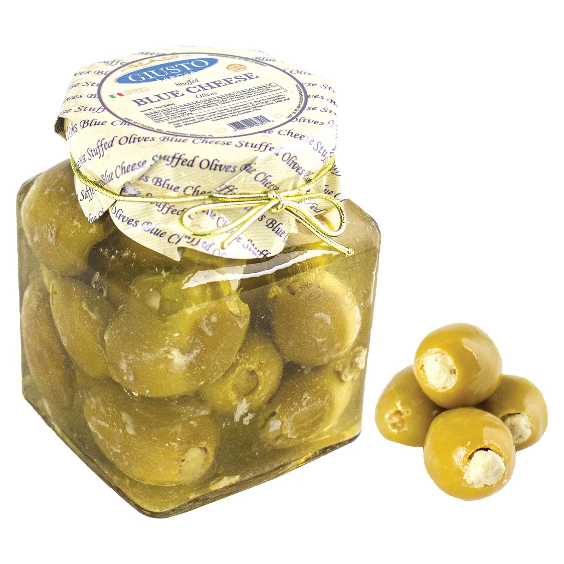 Giusto Sapore Olives Stuffed with Blue Cheese 10oz