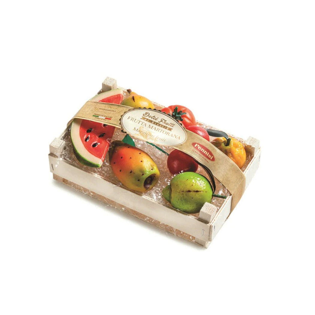 Pennisi Marzipan Fruit in Wooden Tray 7.05oz