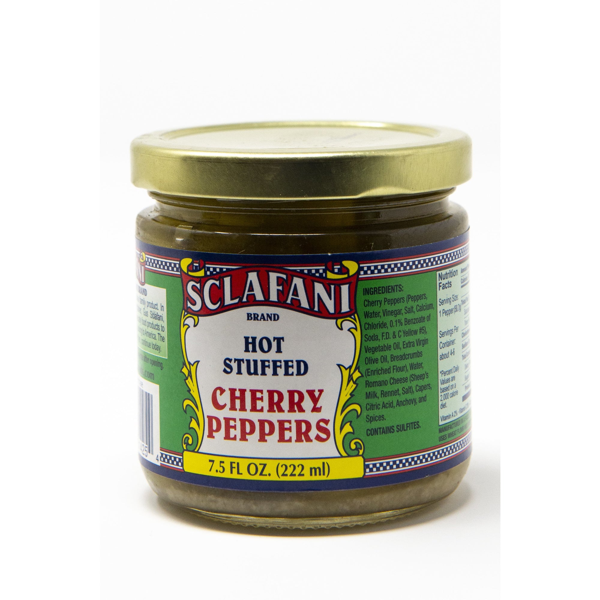 Sclafani Hot Stuffed Peppers 7.5 oz.