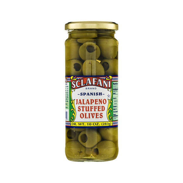 Sclafani Jalapeno Stuffed Olives 10 oz.