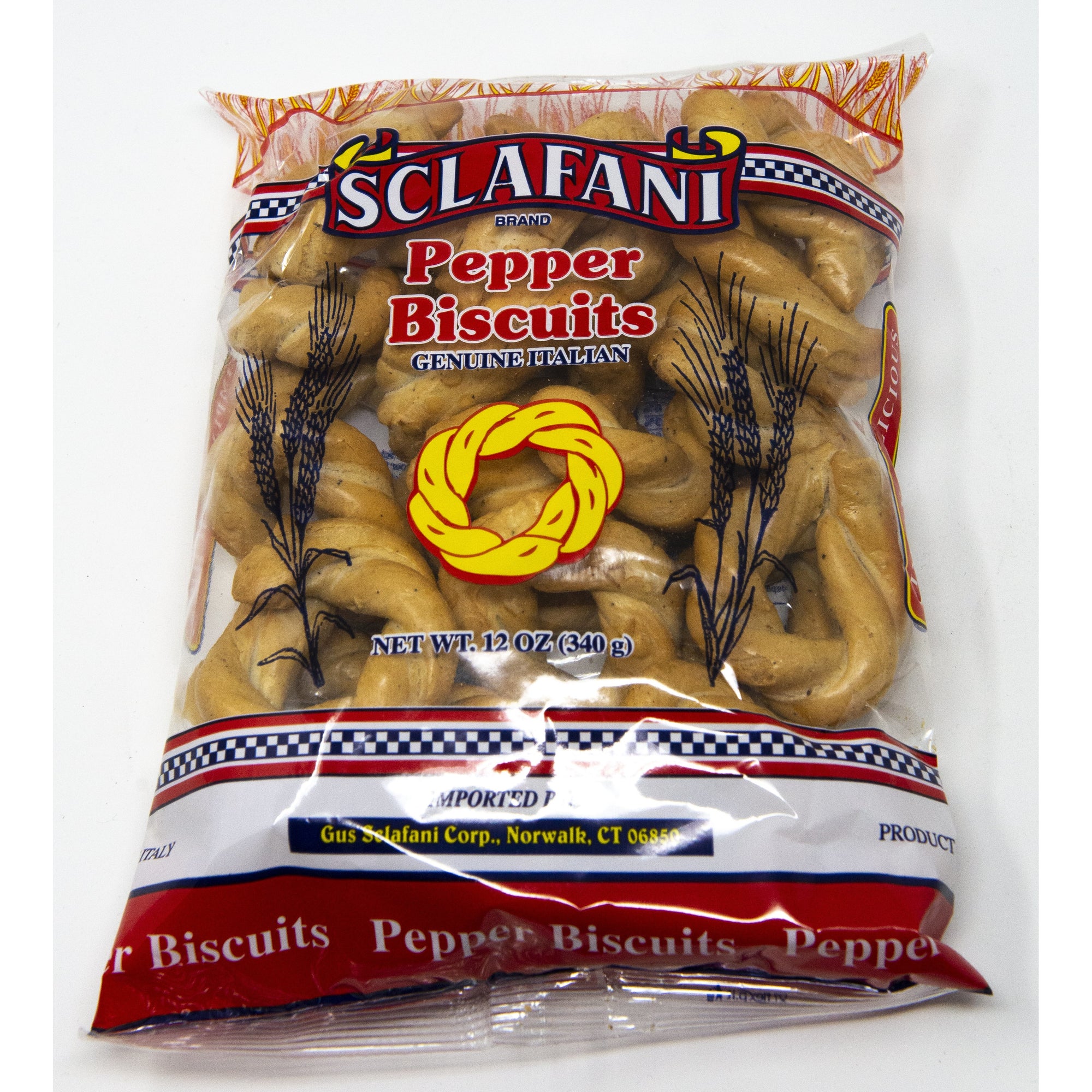 Sclafani Pepper Biscuits 12 oz.