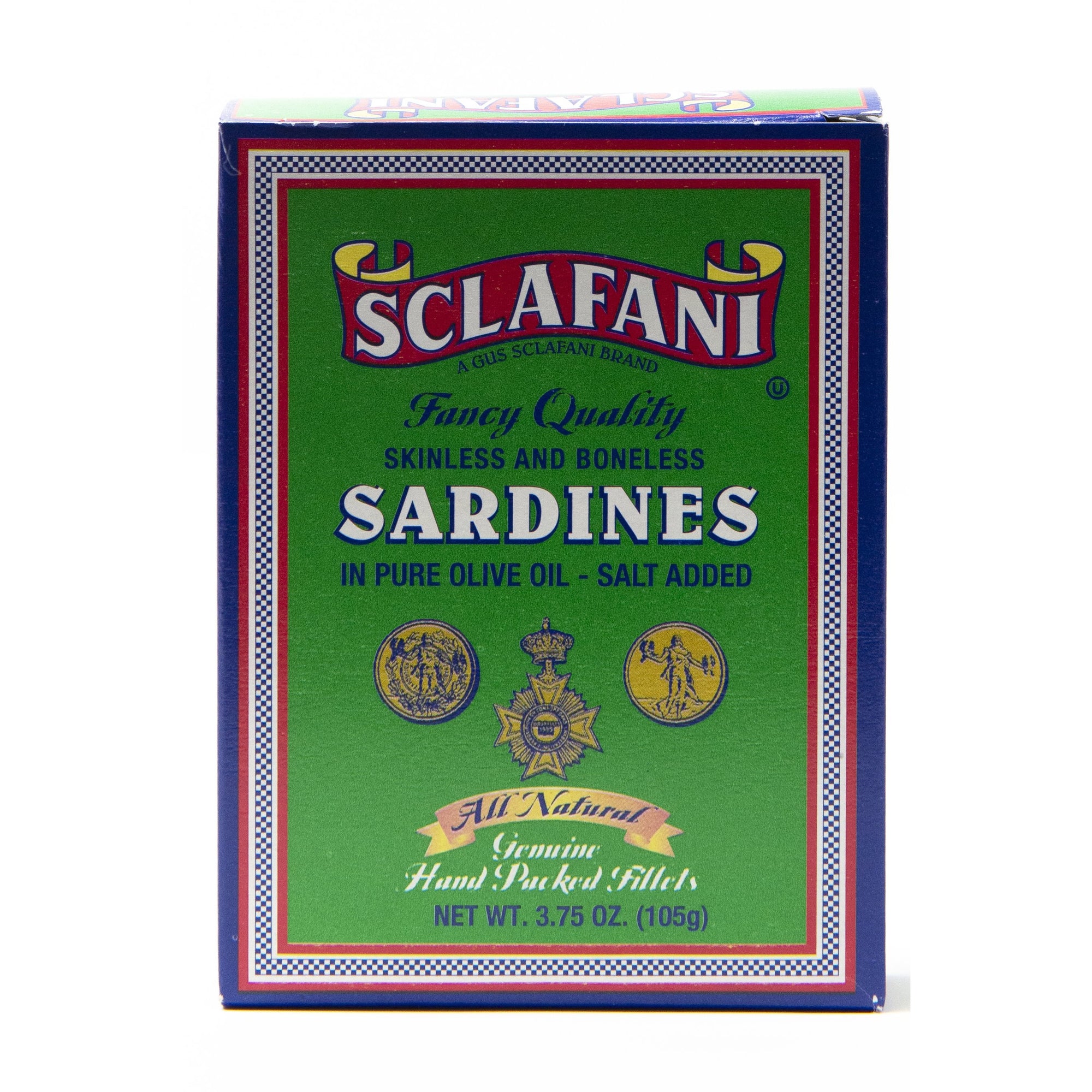 Sclafani Sardines in Pure Olive Oil 3.75