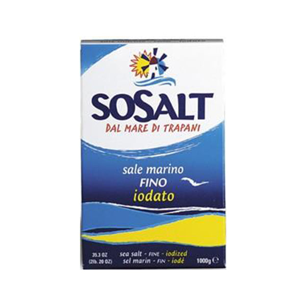 SoSalt Sicilian Sea Salt, Fine 2.2lb