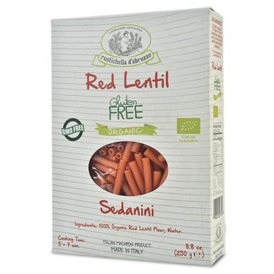 Rustichella d'Abruzzo Gluten Free Red Lentil Sedanini 250g