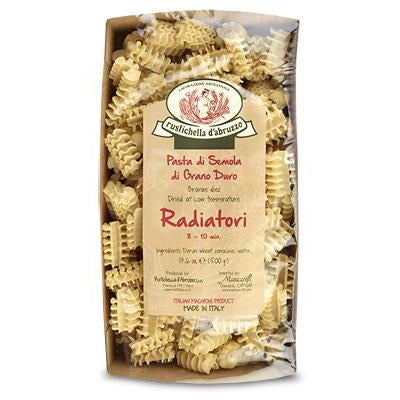 Rustichella d'Abruzzo Durum Wheat Radiatori Pasta 500g