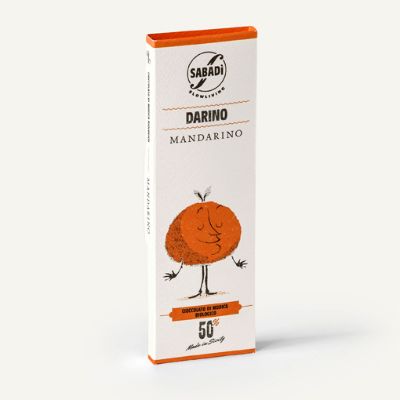 Sabadi Organic Modica Chocolate w/ Tangerine 50g
