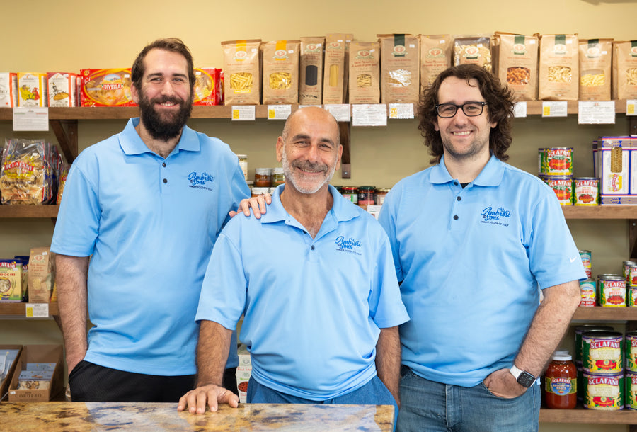The Ambrosi family — Rudy, Michael, and Alex