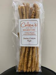 Coleen's Swiss Onion Rye Breadsticks 4oz
