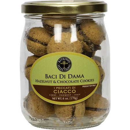 I Peccati di Ciacco “Baci Di Dama” Hazelnut & Chocolate Cookies 170g