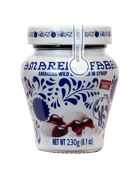 Fabbri Amarena Cherries in Syrup 230g Glass Jar