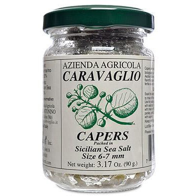 Caravaglio 6-7mm Capers in Salt 90g
