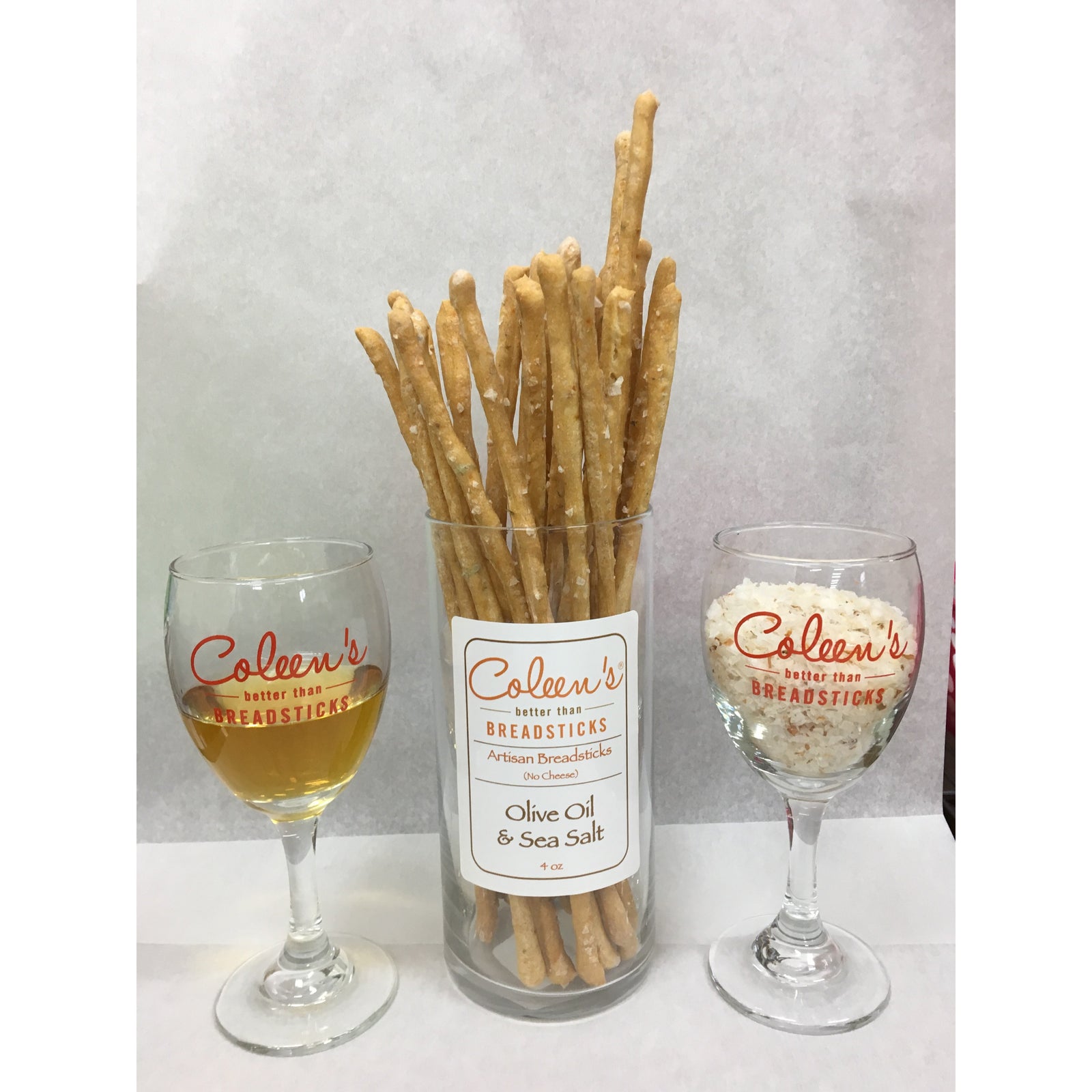 Coleen's Olive Oil & Sea Salt Breadsticks 4oz