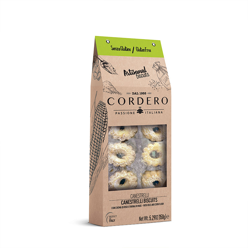 Cordero Gluten Free Canestrelli Biscuits with Icing 5.3 oz