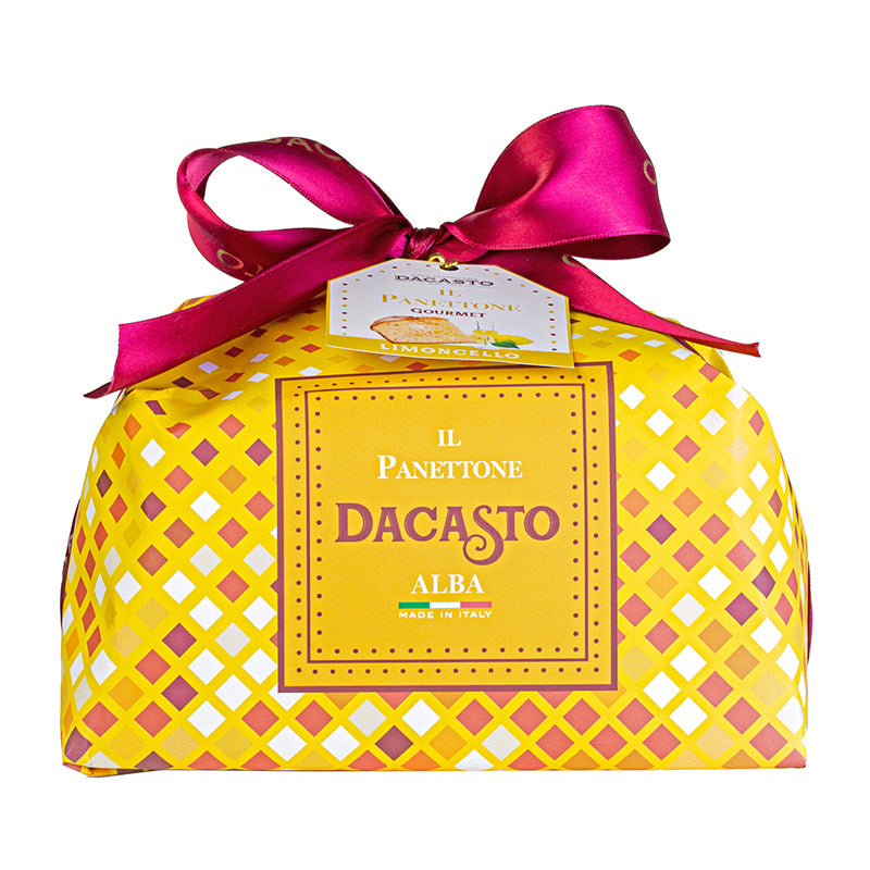 Dacasto Panettone Cake with Limoncello, Spirits Line 26.5oz