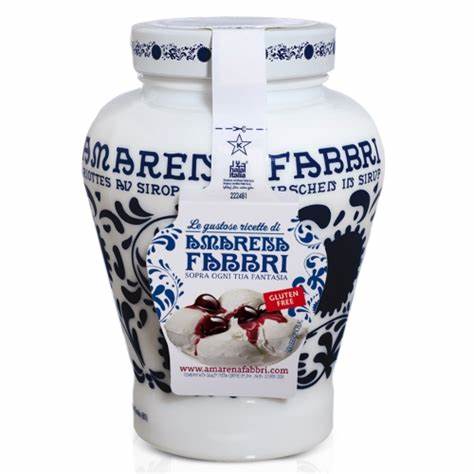 Fabbri Amarena Cherries in Syrup 600g Opaline Jar