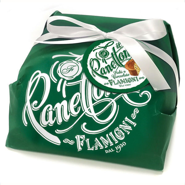 Flamigni Fig and Chocolate Hand Wrapped Green 1.1 lb