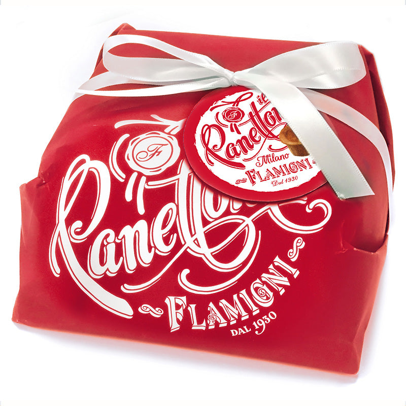 Flamigni Panettone Classic Hand Wrapped Red 1.1 lbs.