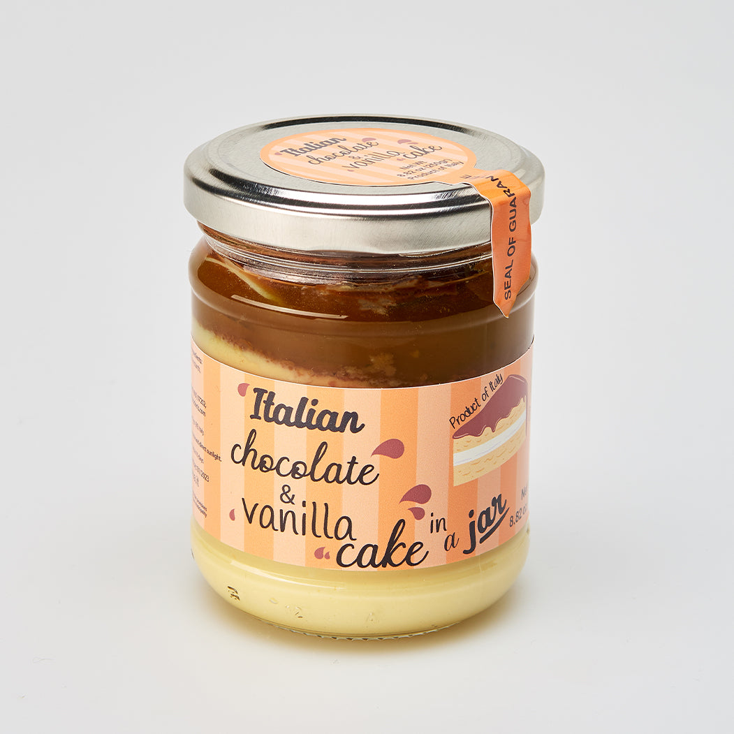 Happy Mama Italian Chocolate & Vanilla Cake in a Jar 8.82oz