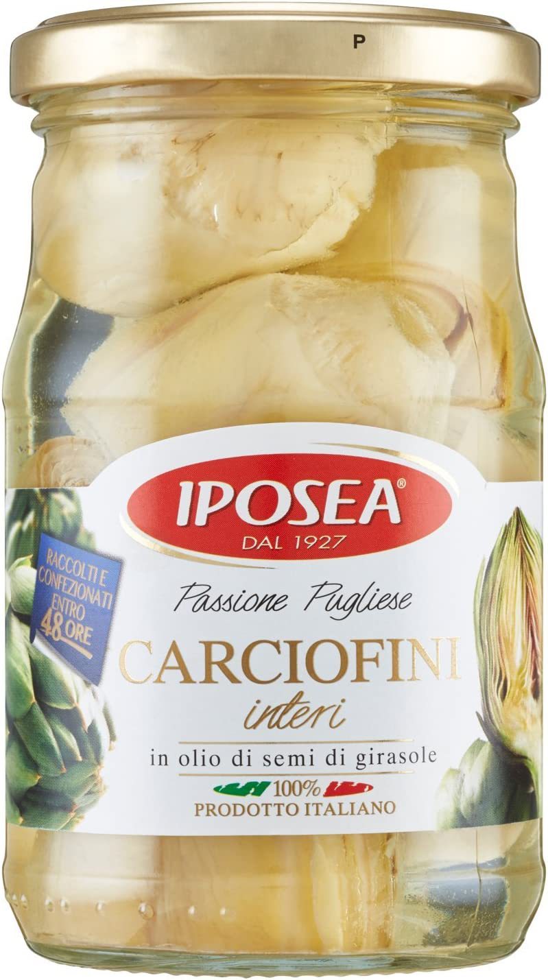 Iposea Carciofini Whole Artichokes in Oil 314g