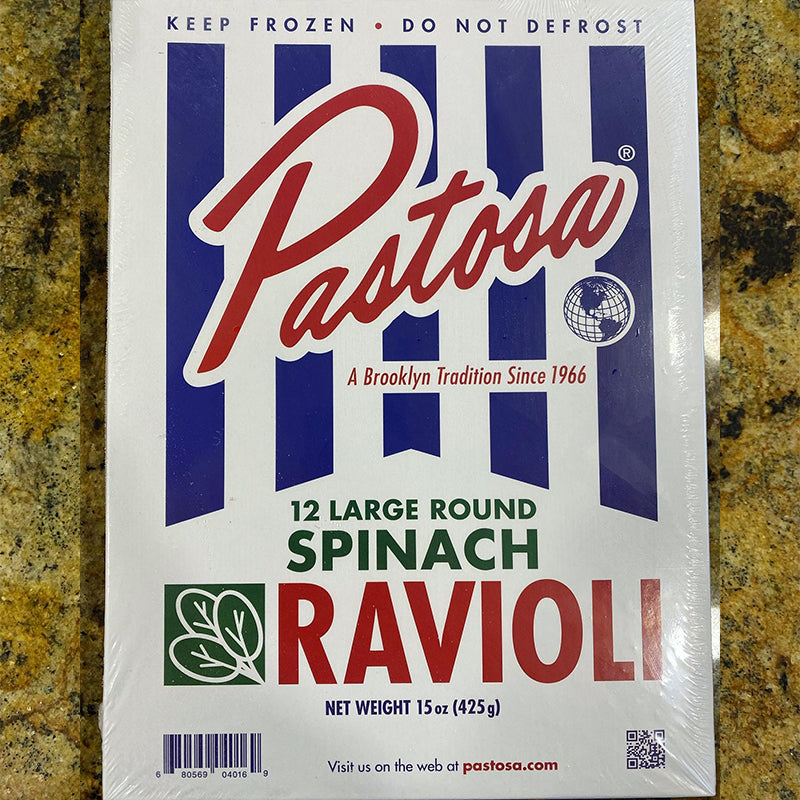 Pastosa Large Round Spinach Ravioli 12ct