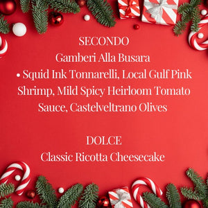 Italian Natural Wine Dinner with Quality Thyme Meals - Saturday, December 17th.