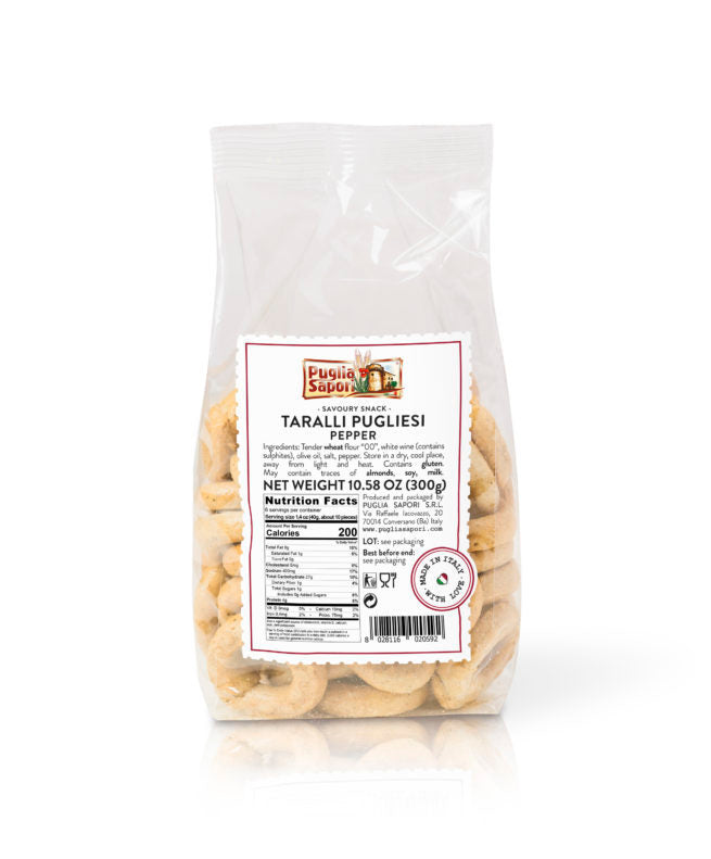 Puglia Sapori Taralli with Pepper 10oz