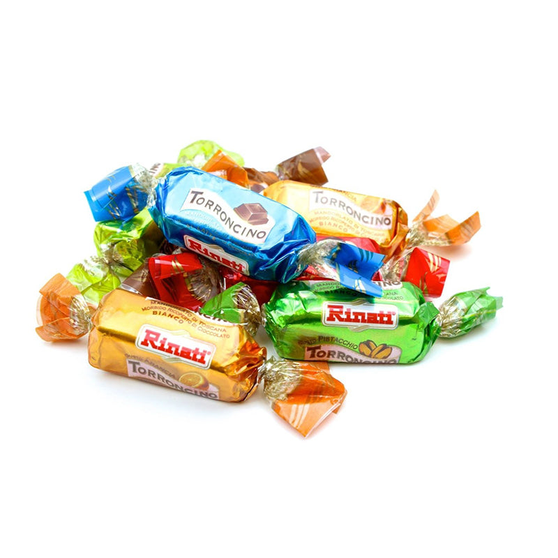 Rinati Mixed Torroncini - Chocolate/Hazelnut/Almond 4.59oz