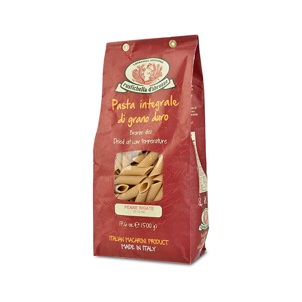 Rustichella d'Abruzzo Whole Wheat Penne Rigate 500g