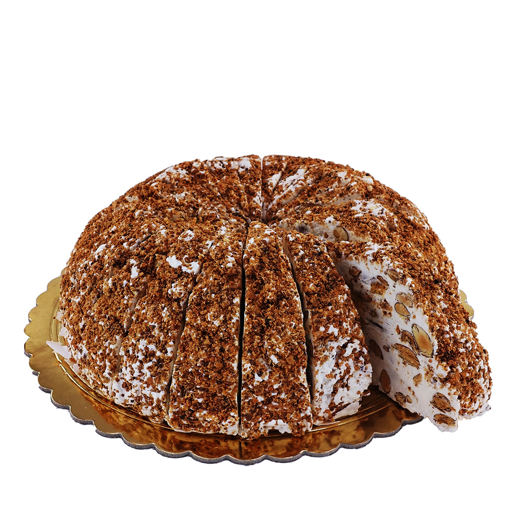 Sara Round Torrone Cake Slice with Amaretti 7.04oz