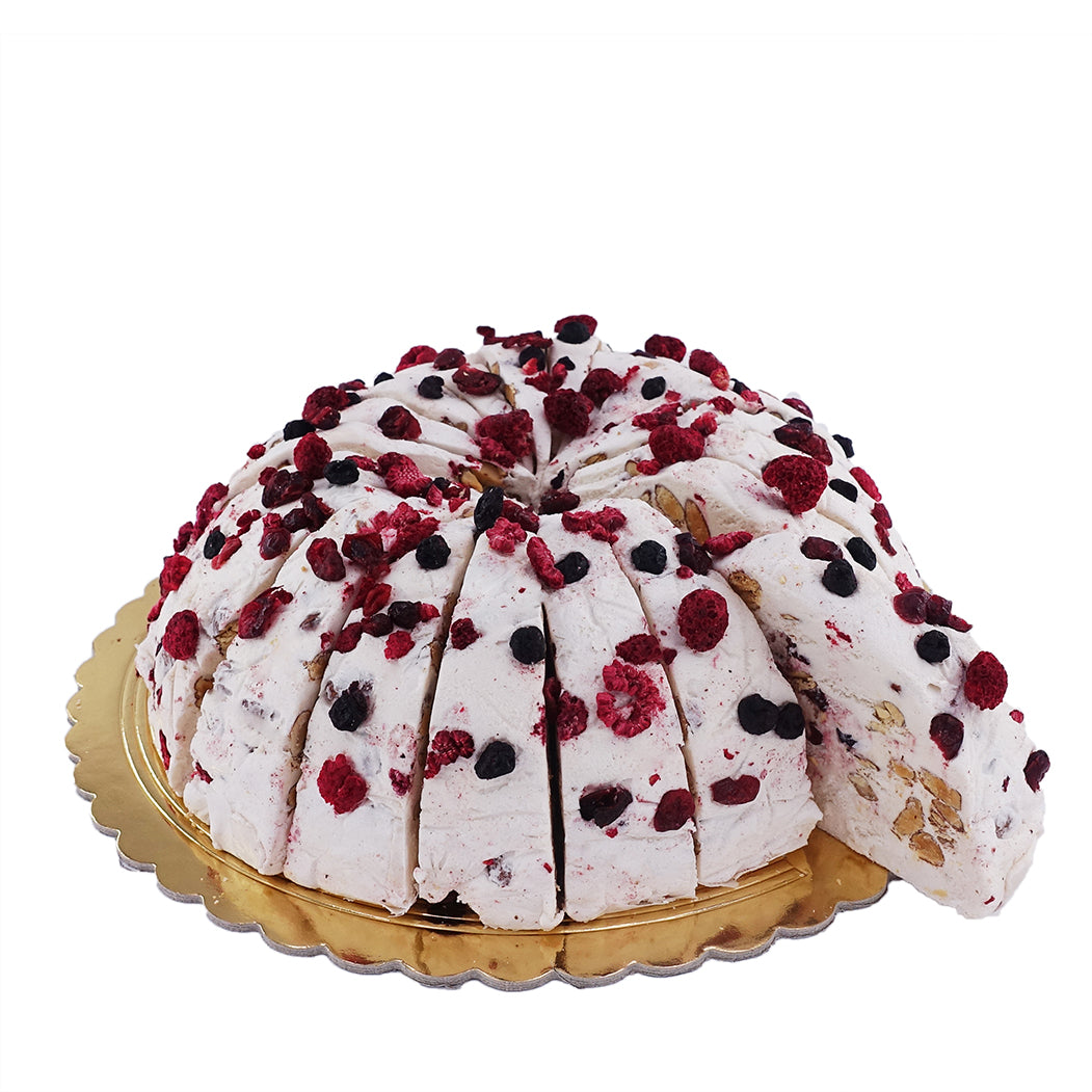 Sara Round Torrone Cake Slice with Forest Fruits 7.04oz
