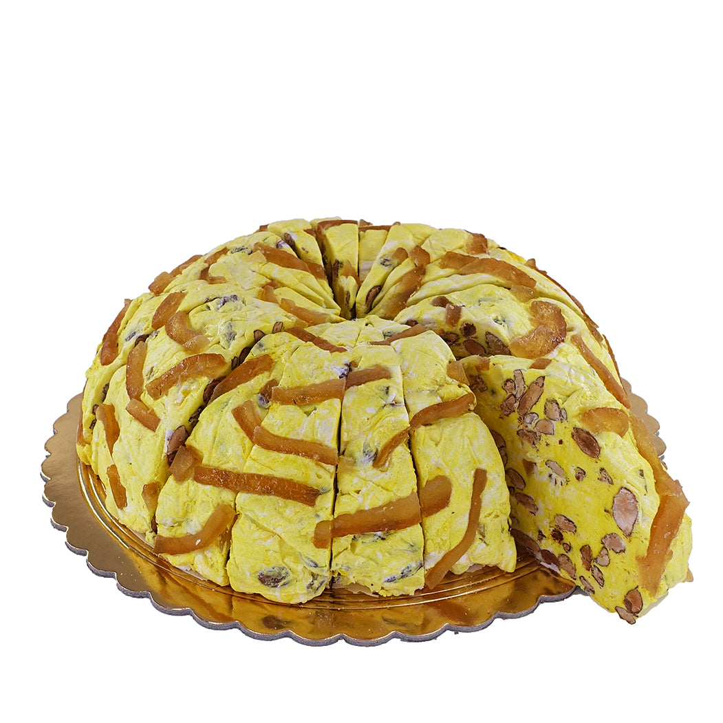 Sara Round Torrone Cake Slice with Limoncello & Lemon Peel 7.04oz