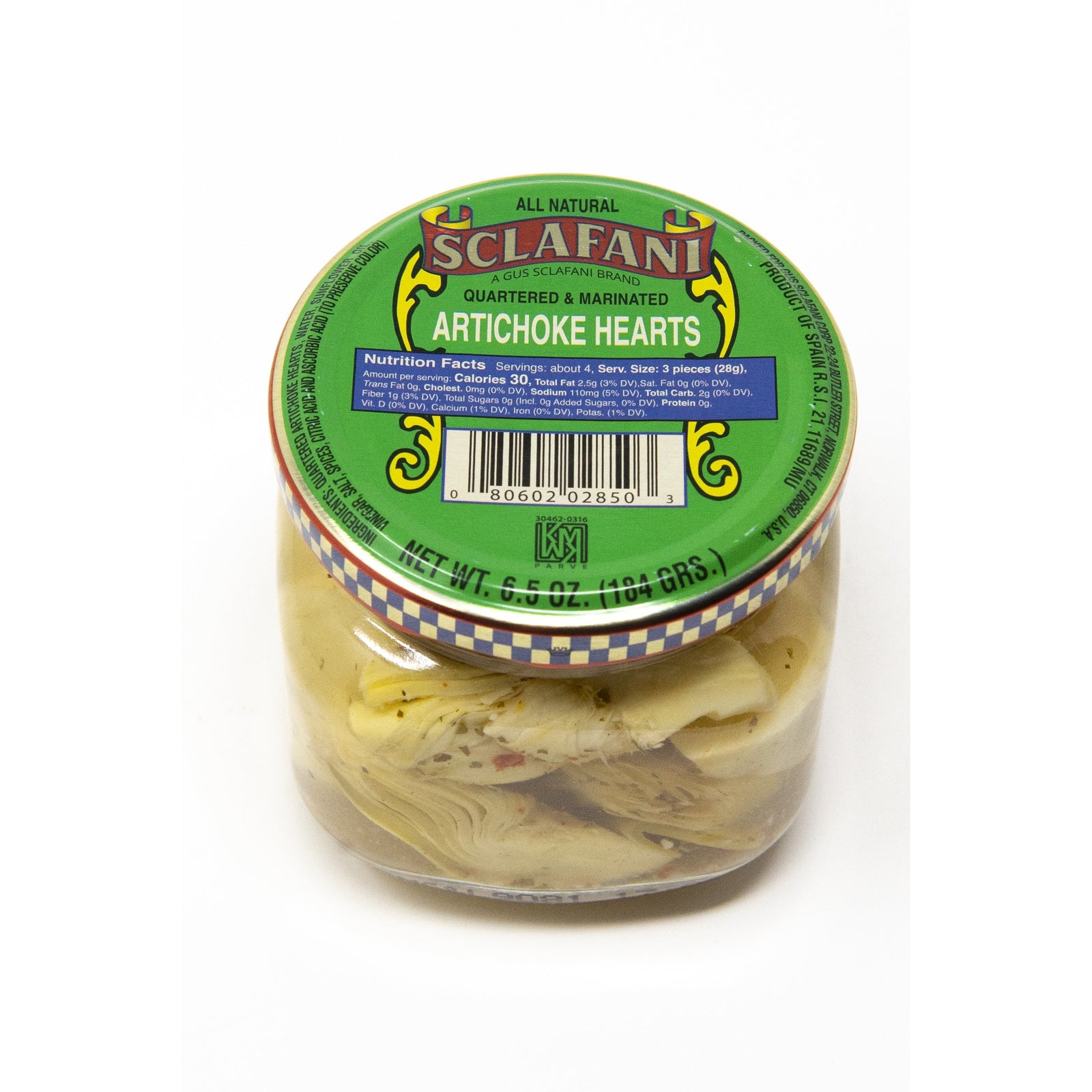 Sclafani Marinated Artichoke Hearts 6.5 oz.