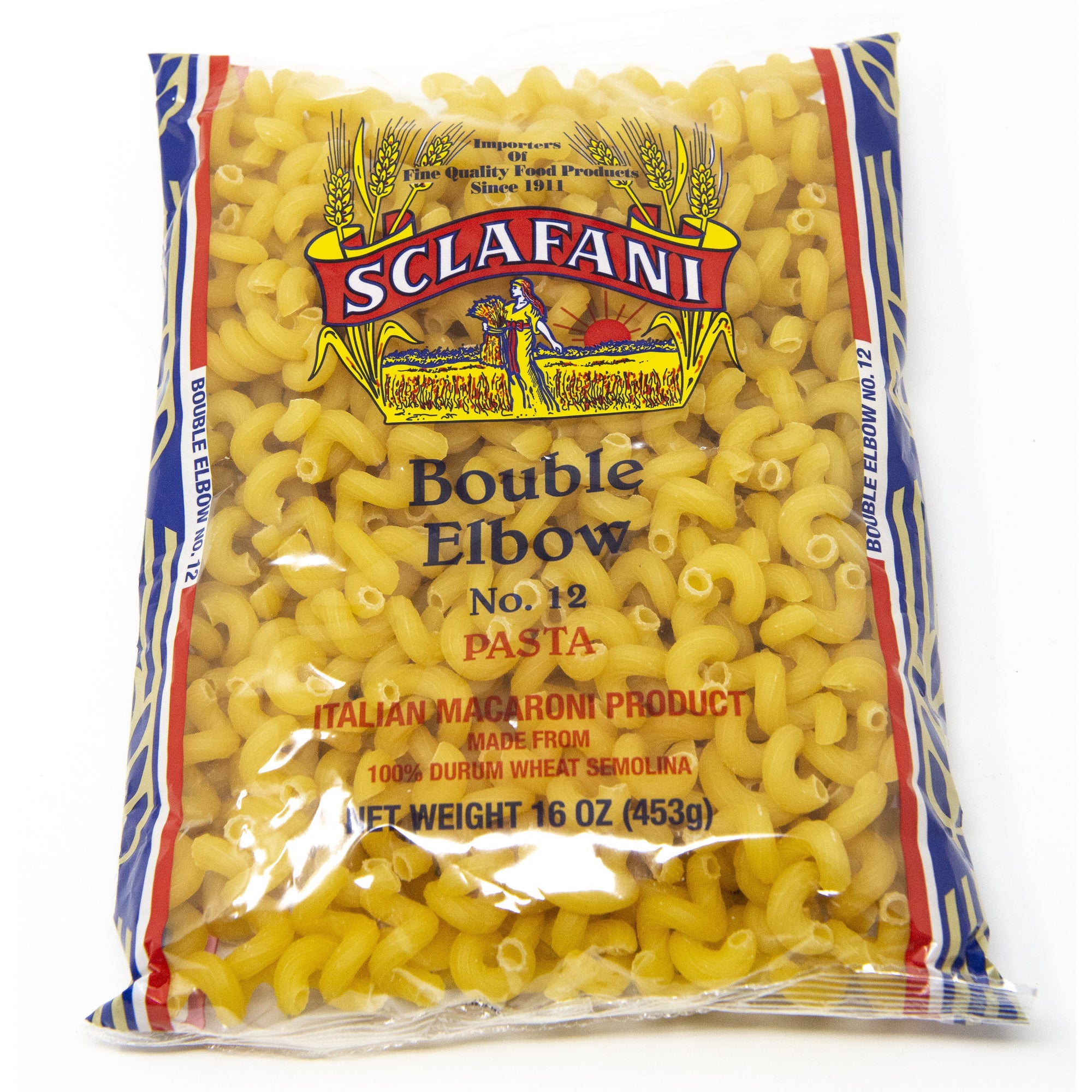 Sclafani Pasta #12 Bouble Elbow 1 lb.