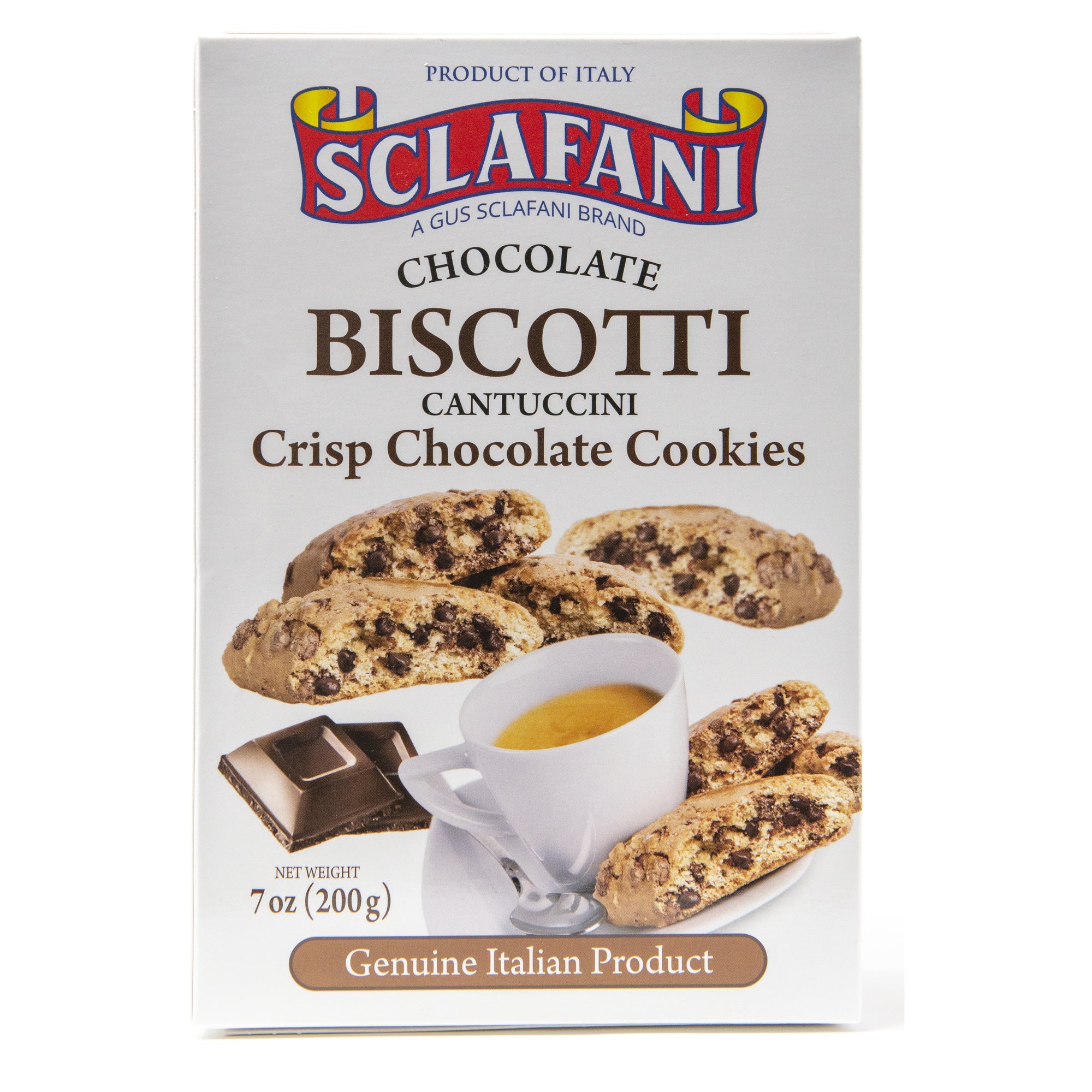 Sclafani Chocolate Biscotti 7oz.