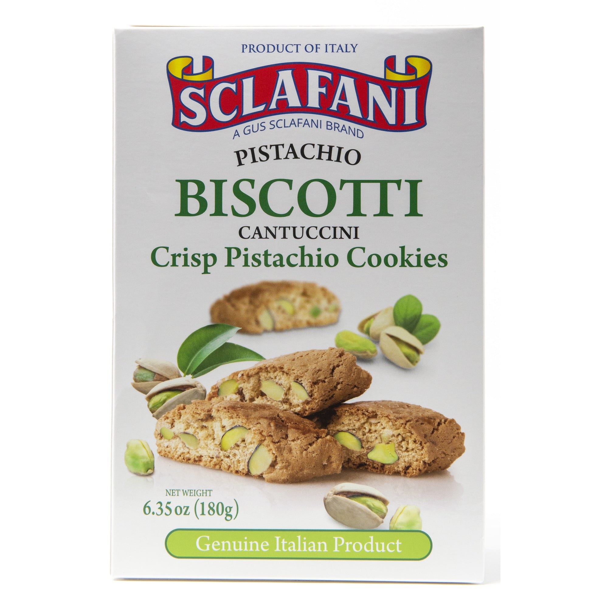 Sclafani Pistacchio Biscotti 7 oz.