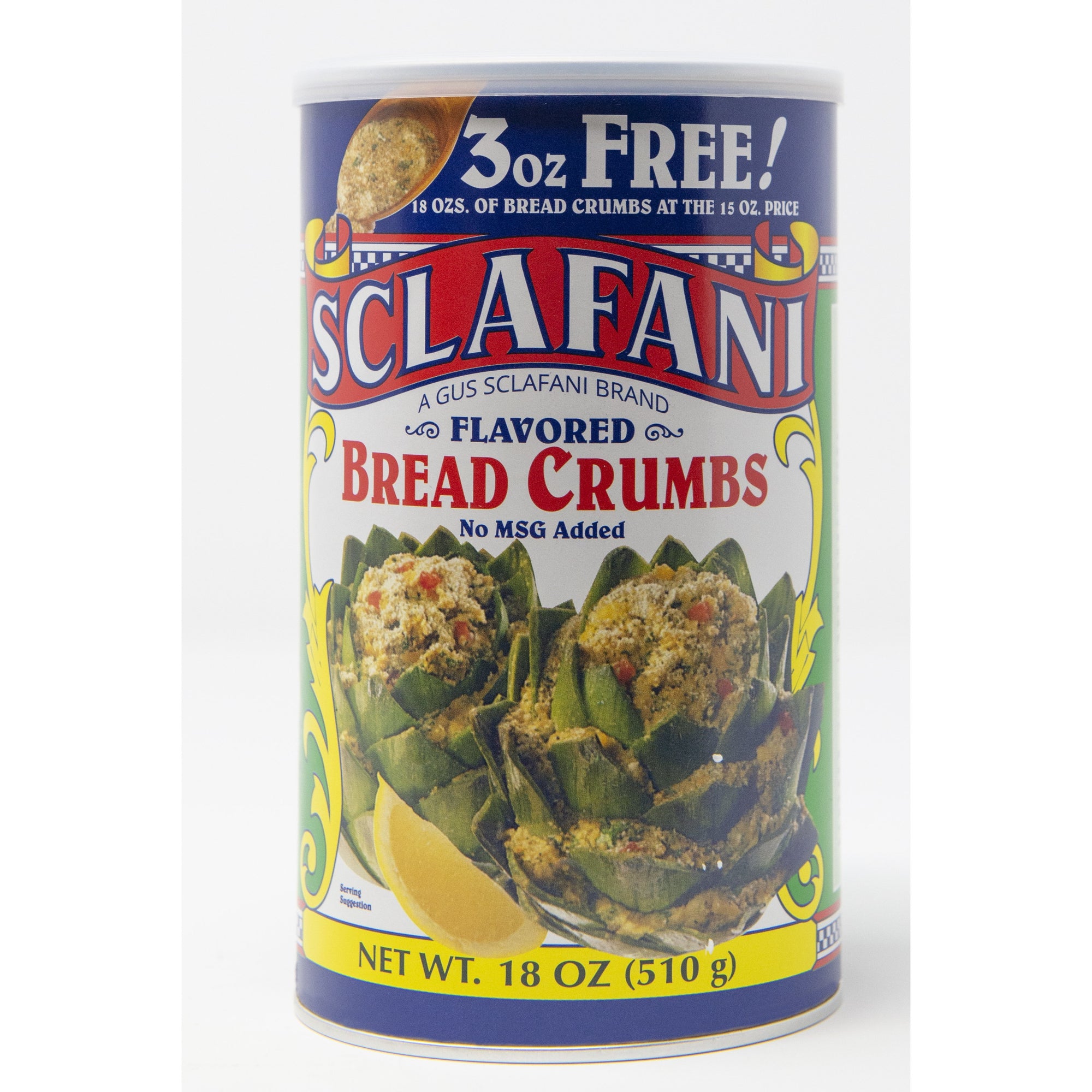 Sclafani Flavored Bread Crumbs 18 oz. Carton