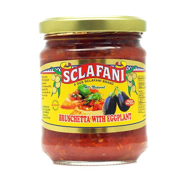 Sclafani Bruschetta w/ Eggplant 6.35 oz.