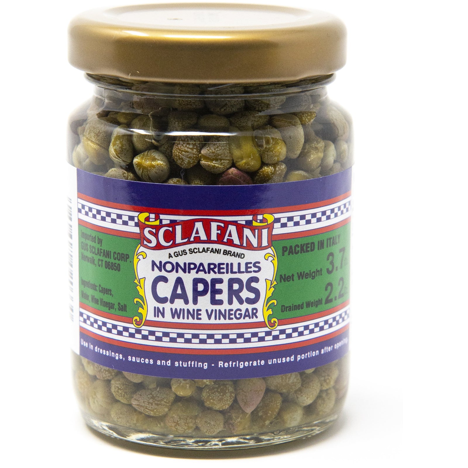 Sclafani Capers (Non Pairelles) 3.7oz