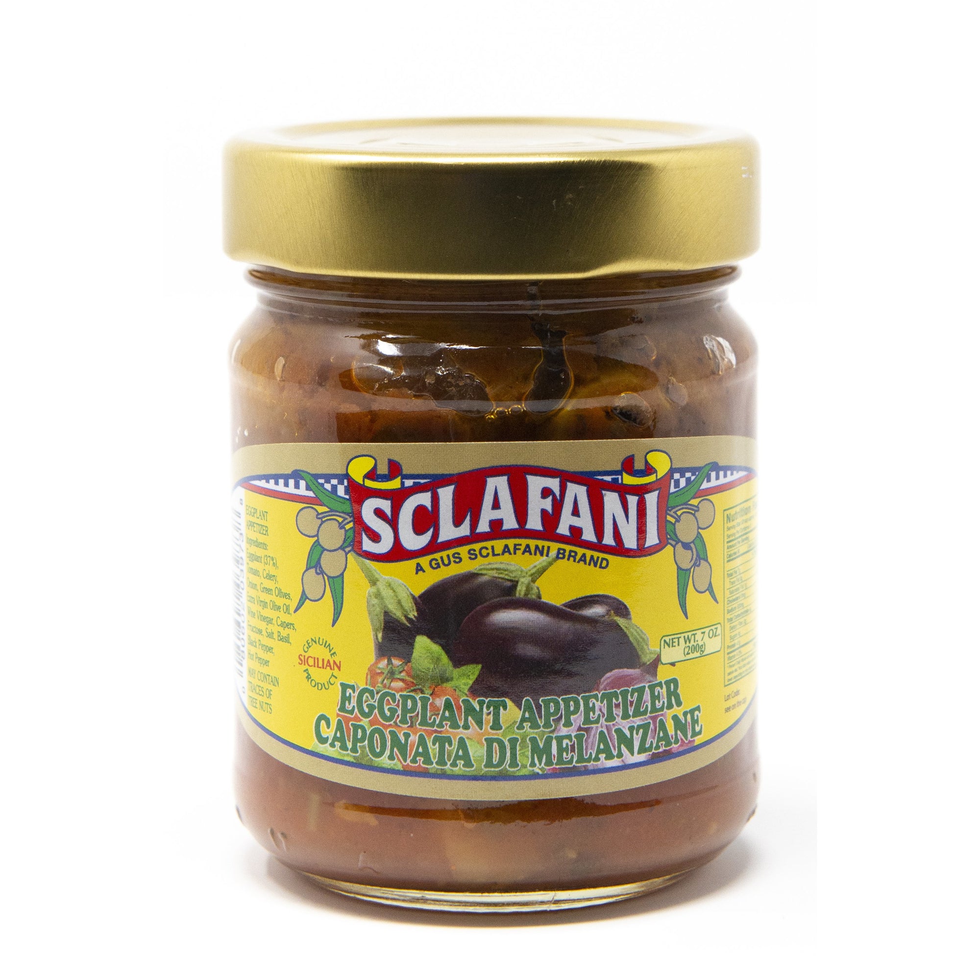 Sclafani Eggplant Appetizer Caponata 7 oz.