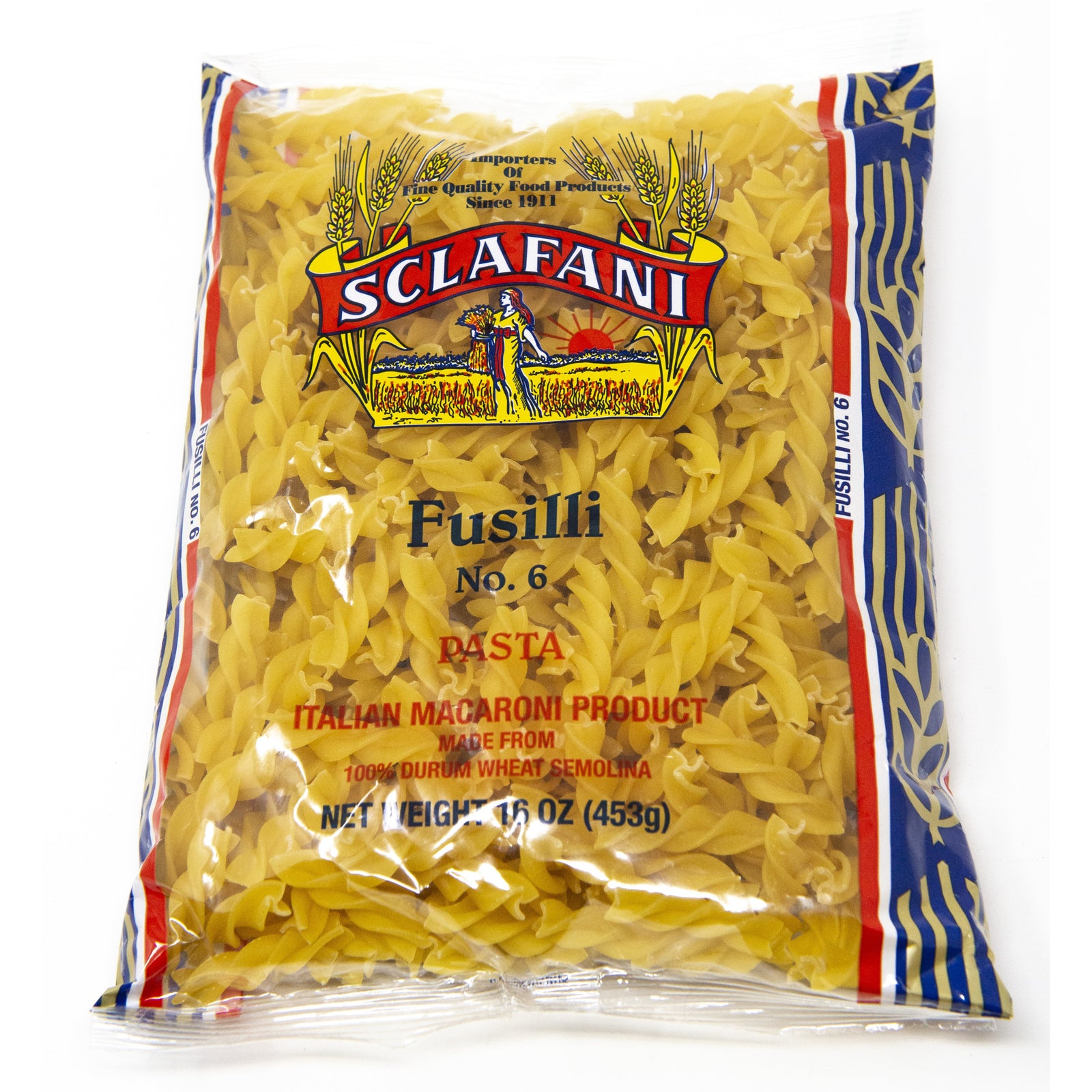 Sclafani Pasta #6 Fusilli 1 lb.