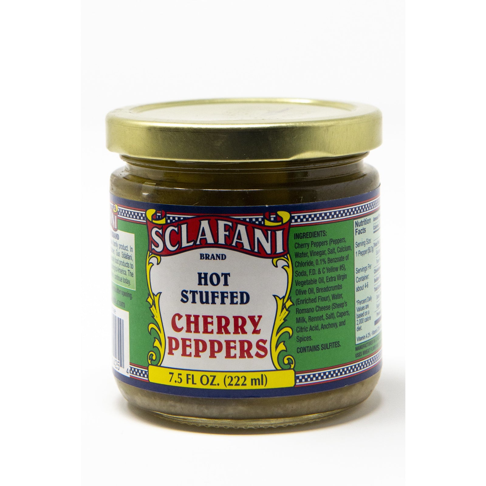 Sclafani Hot Stuffed Peppers 7.5 oz.