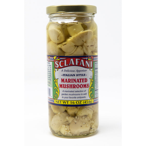 Sclafani Marinated Mushrooms 16 oz