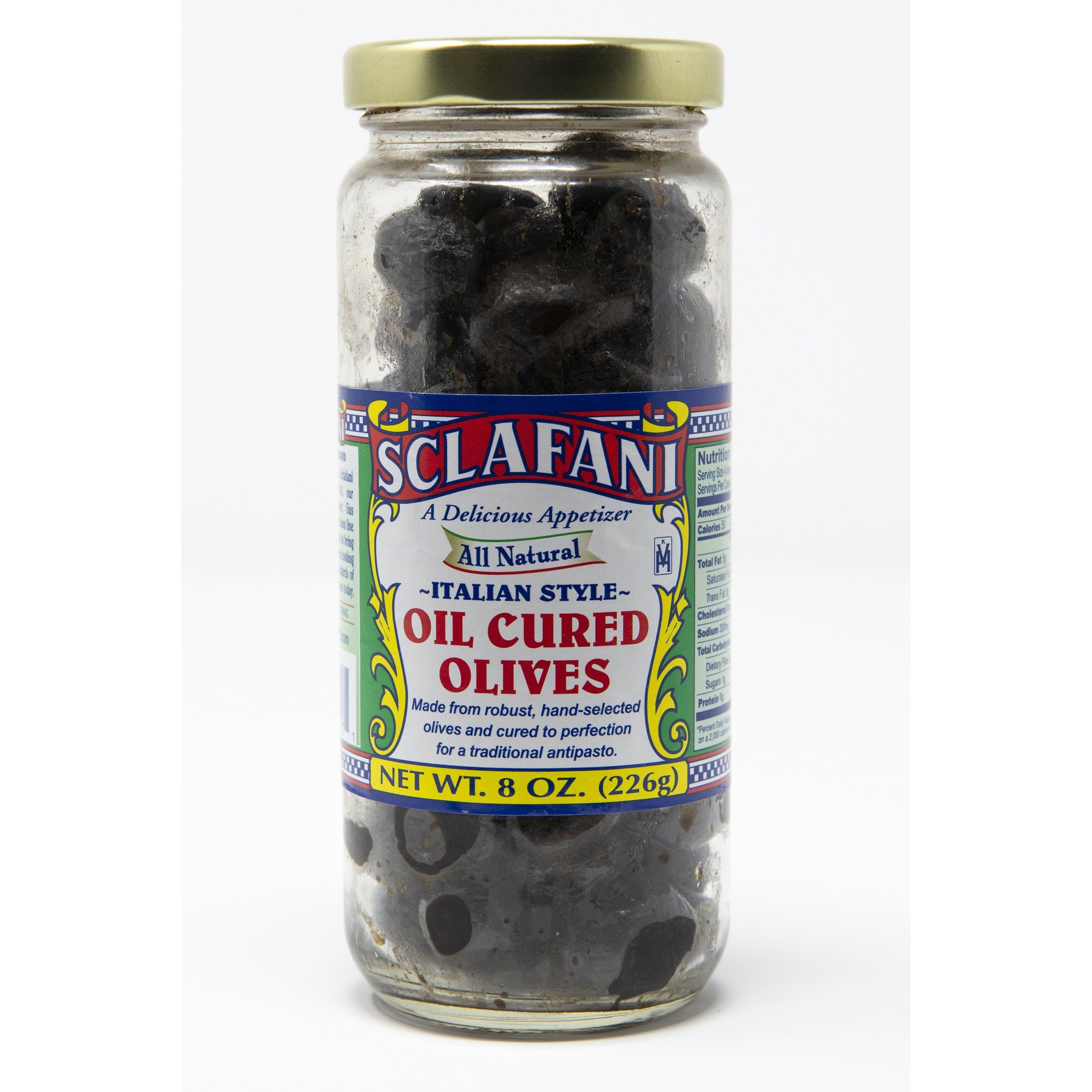Sclafani Oil Cured Olives 8 oz.