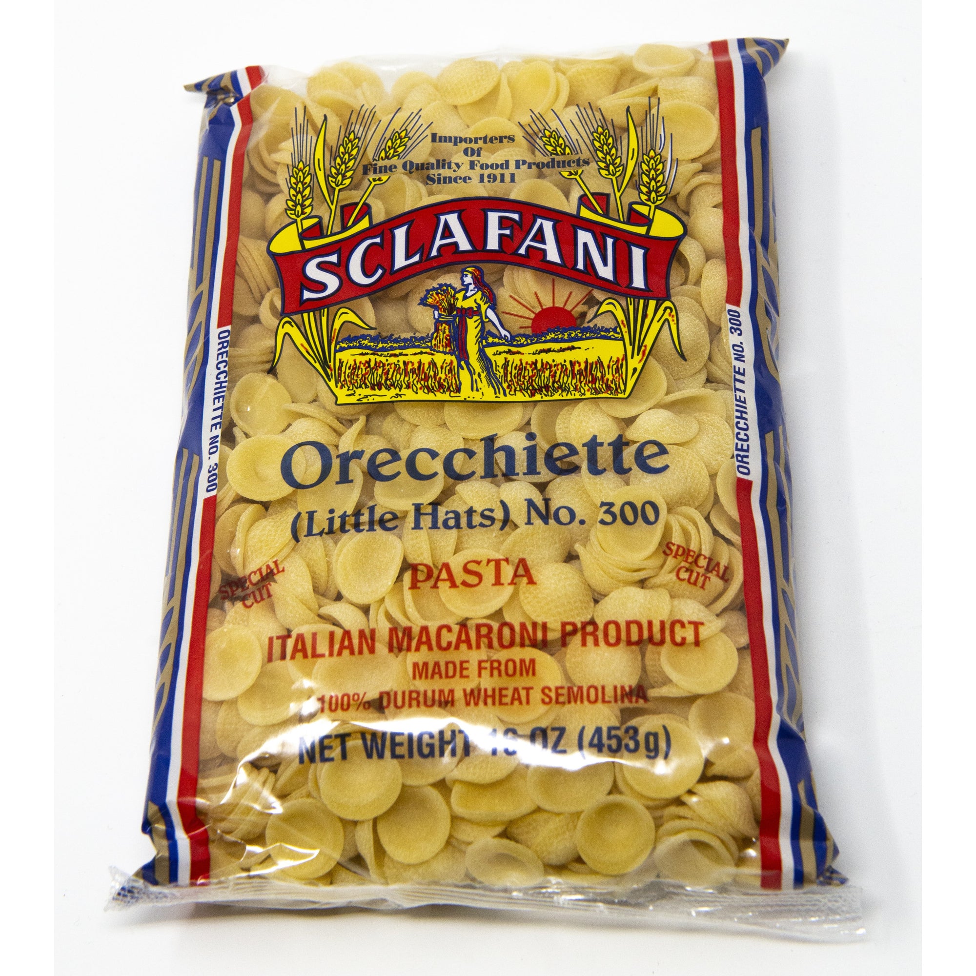 Sclafani Pasta #300 Orecchiette Piccole (Little Hats) 1 lb.