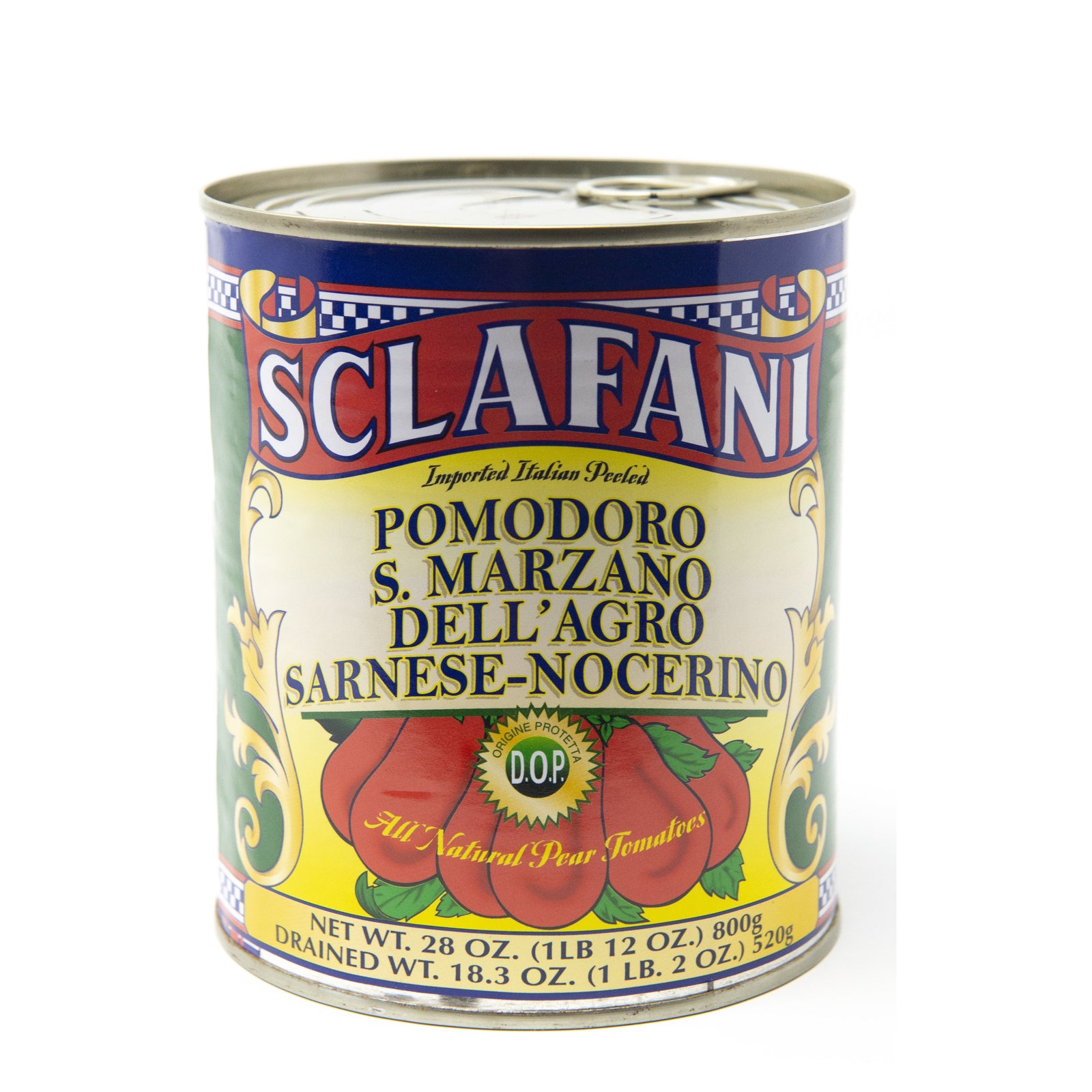 Sclafani Italian San Marzano Tomatoes 90 oz. (3K)