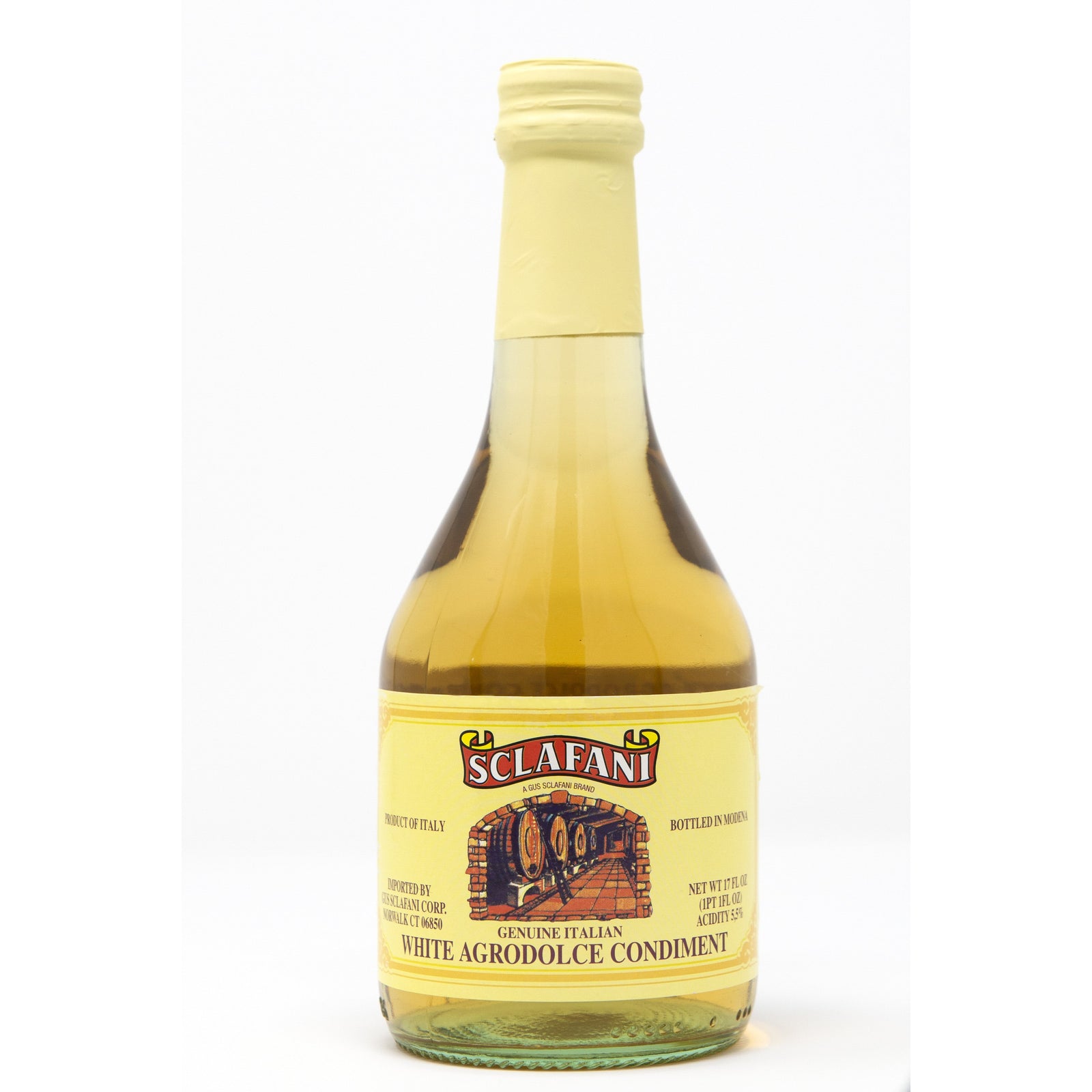 Sclafani White Balsamic Vinegar Agrodolce 16.9 oz
