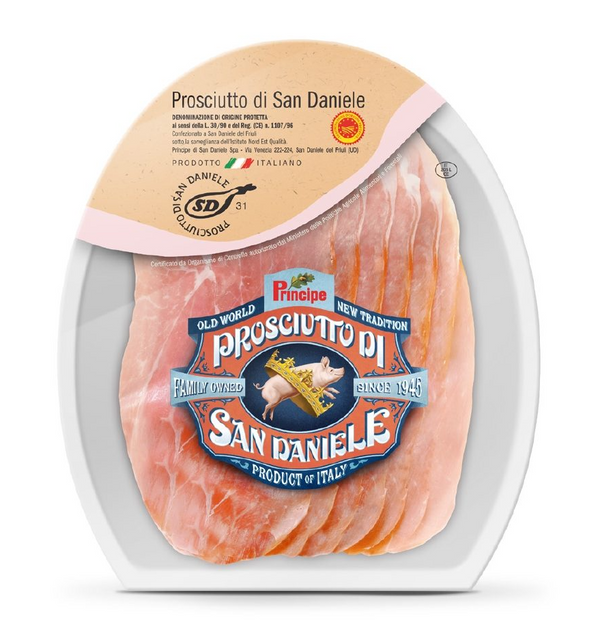 Principe Prosciutto San Daniele PreSliced 3oz Ambrosi & Sons