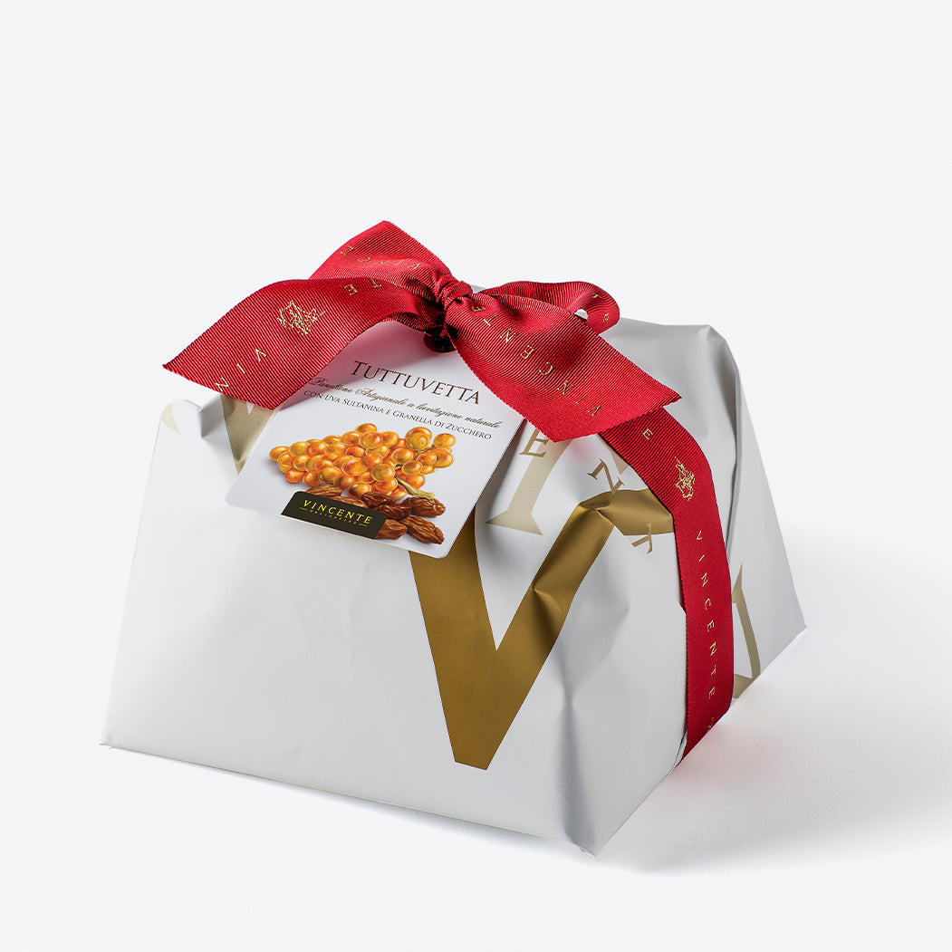Vincente Glazed Panettone with Raisin without Candied Fruits 1.65lb